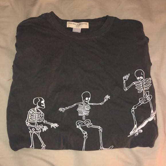 urban outfitters green skeleton sweatshirt